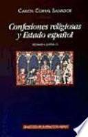 libro Confesiones Religiosas Y Estado Español